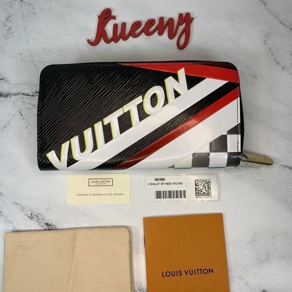 Louis Vuitton Handbags - Louis Vuitton long Zippy Race Collection Wallet epi leather damier red/black LV